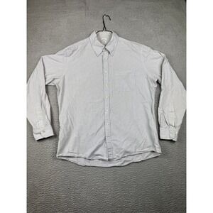 Brooks Brothers Milano Fit Men's Striped Button Down Shirt Size‎ Large